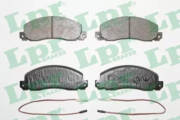 Тормозные колодки для дисков (f, v, с датчиком), RENAULT TRAFIC, LPR (05P278) Тормозные колодки для дисков (f, v, с датчиком), RENAULT TRAFIC, LPR (05P278)