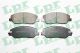 Колодки тормозные, KIA 581014DU00, HYUNDAI 581012BA00, LPR (05P1382)