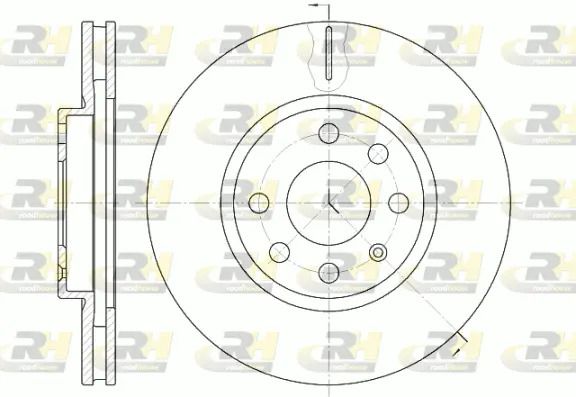 Диск тормозной VAUXHALL COMBO, OPEL COMBO, ROAD HOUSE (661110) Диск тормозной VAUXHALL COMBO, OPEL COMBO, ROAD HOUSE (661110)