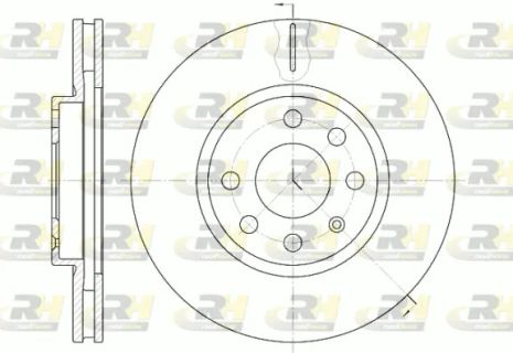 Диск гальмівний VAUXHALL COMBO, OPEL COMBO, ROAD HOUSE (661110)