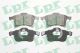Колодки тормозные, RENAULT 8660004792, OPEL 93176429, LPR (05P1197) Колодки тормозные, RENAULT 8660004792, OPEL 93176429, LPR (05P1197)