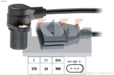 Датчик импульсов, SKODA SUPERB, VW NEW, KW (453172) Датчик импульсов, SKODA SUPERB, VW NEW, KW (453172)