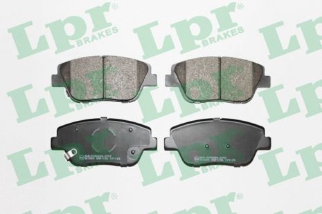 Комплект тормозных колодок, дисковый тормоз, KIA OPTIMA, HYUNDAI SONATA, LPR (05P1736)