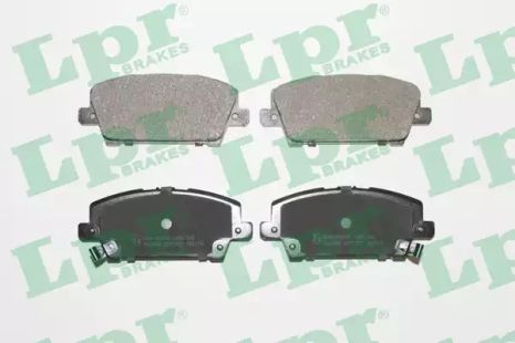 Колодки тормозные к дискам (f, с датчиком), HONDA CIVIC, LPR (05P1317)