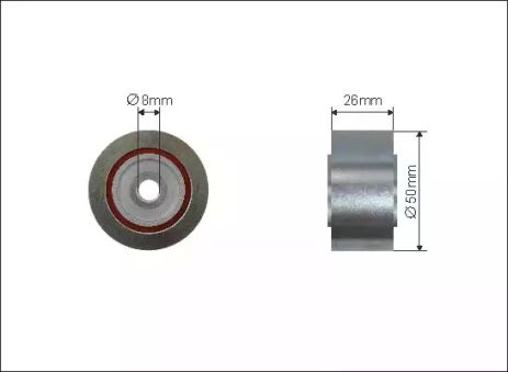 Ролик пояса приводного citroen jumper/ducato/boxer 2.0Jtd 02, CITROEN JUMPER, PEUGEOT 96447885, CAFFARO (13981 Ролик пояса приводного citroen jumper/ducato/boxer 2.0Jtd 02, CITROEN JUMPER, PEUGEOT 96447885, CAFFARO (13981