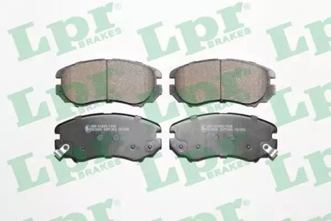 Колодка тормозов. диск. hyundai sonata, tucson, kia soul передн. (пр-во), HYUNDAI SONATA, KIA SOUL, LPR (05P13