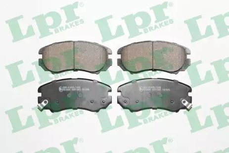 Колодка тормозов. диск. hyundai sonata, tucson, kia soul передн. (пр-во), HYUNDAI SONATA, KIA SOUL, LPR (05P13