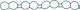 Прокладка впускного колектора Hyundai i30, ix35, i40, 1,4-1,7CRDI