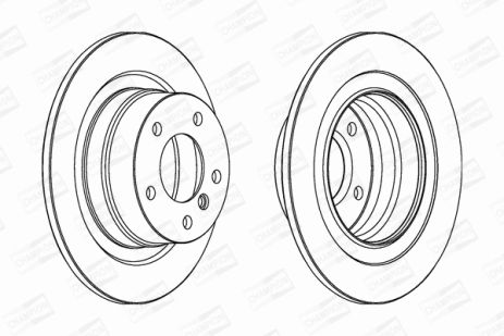 Диск гальмівний BMW 1, CHAMPION (562310CH) Диск гальмівний BMW 1, CHAMPION (562310CH)