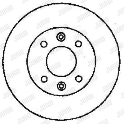 Диск гальмівний PEUGEOT 106, CITROËN SAXO, JURID (561253JC)