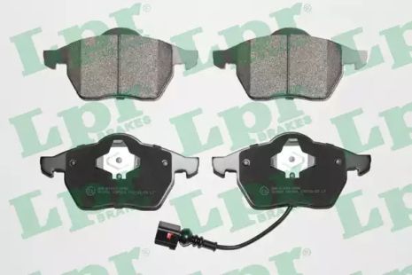 Колодки тормозные для дисков (f, v, с датчиком), AUDI A3, SKODA OCTAVIA, LPR (05P969)