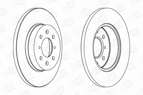 Диск тормозной MG MG, ROVER 25, CHAMPION (562082CH)