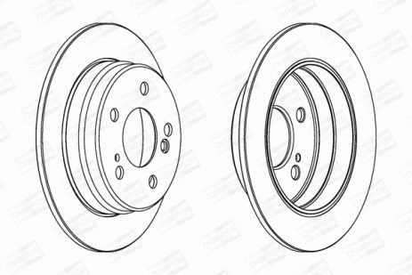 Диск тормозной LIFAN 320, MERCEDES-BENZ 190, CHAMPION (561333CH) Диск тормозной LIFAN 320, MERCEDES-BENZ 190, CHAMPION (561333CH)