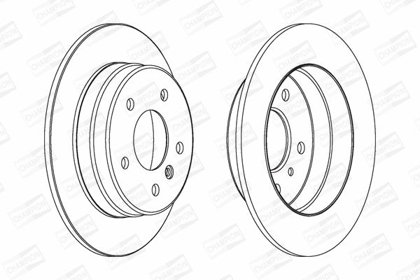 Диск тормозной MERCEDES-BENZ A-CLASS, CHAMPION (562149CH) Диск тормозной MERCEDES-BENZ A-CLASS, CHAMPION (562149CH)