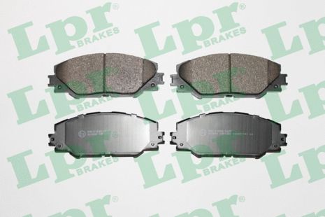 Комплект тормозных колодок, дисковый тормоз, TOYOTA MIRAI, TOYOTA 0446502230, LPR (05P1282)