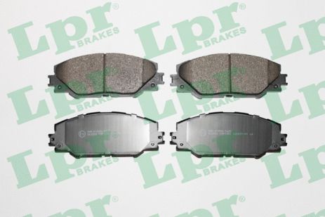 Комплект тормозных колодок, дисковый тормоз, TOYOTA MIRAI, TOYOTA 0446502230, LPR (05P1282)