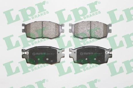 Тормозные колодки к дискам (f, s, с датчиком), HYUNDAI ACCENT, KIA RIO, LPR (05P1345) Тормозные колодки к дискам (f, s, с датчиком), HYUNDAI ACCENT, KIA RIO, LPR (05P1345)
