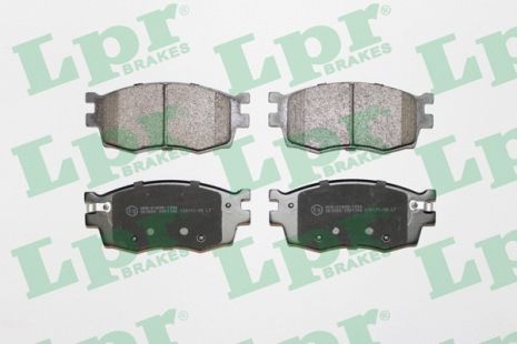 Тормозные колодки к дискам (f, s, с датчиком), HYUNDAI ACCENT, KIA RIO, LPR (05P1345)
