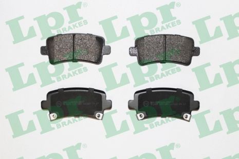 Комплект тормозных колодок, дисковый тормоз, saab 9-5, CHEVROLET 22846359, OPEL 22846362, LPR (05P1584)