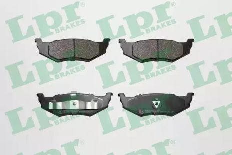 05P894 LPR - Гальмівні колодки до дисків (R) 05P894 LPR - Гальмівні колодки до дисків (R)