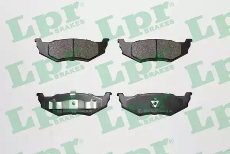 05P894 LPR - Гальмівні колодки до дисків (R) 05P894 LPR - Гальмівні колодки до дисків (R)