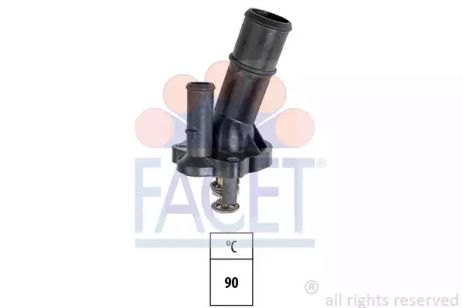 Термостат Ford Focus/Mazda 3/5/MX5 1.8-2.0i 03- (88C) з корпусом Термостат Ford Focus/Mazda 3/5/MX5 1.8-2.0i 03- (88C) з корпусом