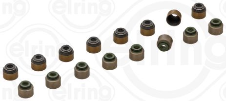 Комплект сальников клапана 16 шт впуск/выпуск HONDA 1,3-2,3 16V (пр-во Elring) Комплект сальников клапана 16 шт впуск/выпуск HONDA 1,3-2,3 16V (пр-во Elring)