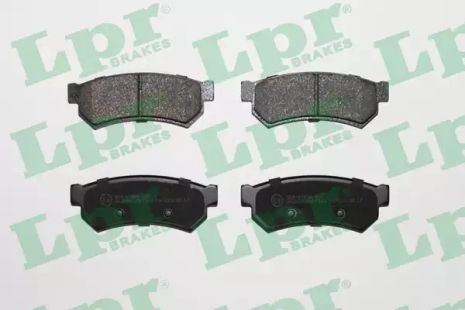 Тормозные колодки для дисков, DAEWOO NUBIRA, CHEVROLET LACETTI, LPR (05P1564)