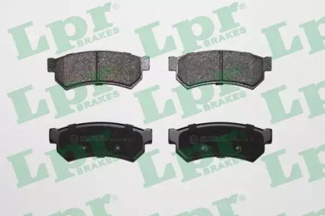 Тормозные колодки для дисков, DAEWOO NUBIRA, CHEVROLET LACETTI, LPR (05P1564)