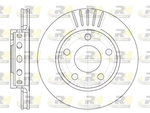 Диск гальмівний VW PASSAT, AUDI A4, ROAD HOUSE (683510) Диск гальмівний VW PASSAT, AUDI A4, ROAD HOUSE (683510)