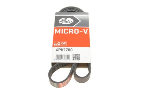 Пас поликлин. 6PK1700 , GATES (6PK1700)