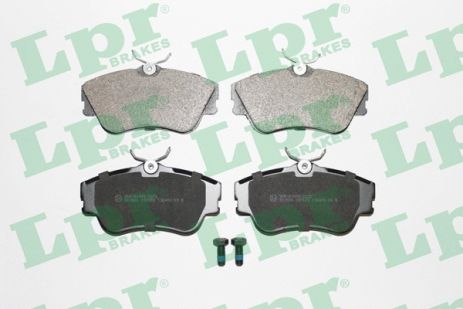 Колодка тормозов. диск. vw T4 (70XB, 70XC, 7DB, 7DW) передн. (пр-во), VOLKSWAGEN 701698151D, LPR (05P605)