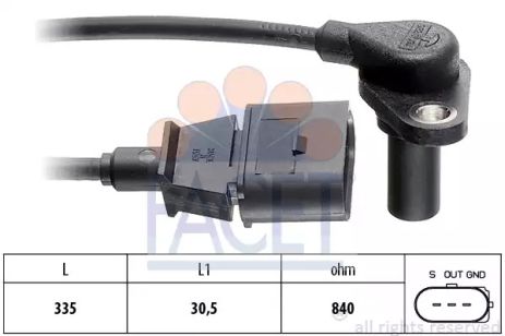 Датчик коленвалаVW Golf/Bora/Skoda Octavia 1.6-2.3 96-10