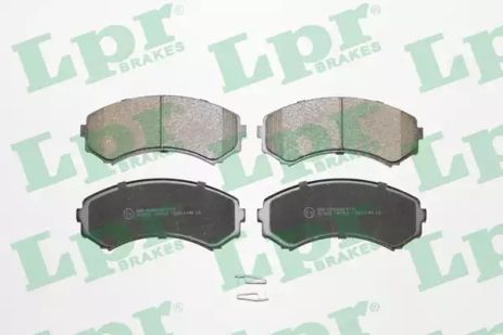Колодки тормозные, MITSUBISHI MZ690340, MITSUBISHI PAJERO, LPR (05P569)