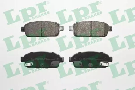 Колодки задні галмівні OPEL ASTRA J 2009-/CHEVROLET CRUZE 2009-, LPR (05P1575)