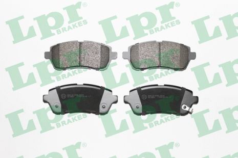 Комплект тормозных колодок, дисковый тормоз, FORD FIESTA, MAZDA 8V512K021AA, LPR (05P1464)