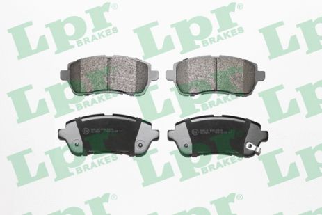 Комплект тормозных колодок, дисковый тормоз, FORD FIESTA, MAZDA 8V512K021AA, LPR (05P1464)