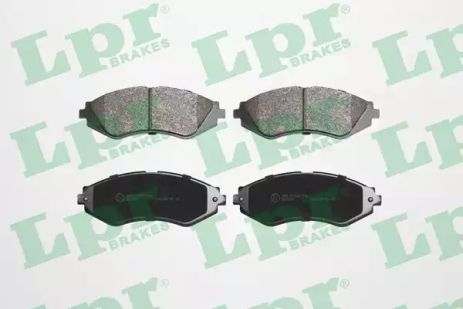 Тормозные колодки для дисков (f, v), CHEVROLET LANOS, LPR (05P710)