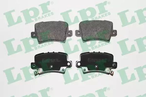Тормозные колодки для дисков (r, s), HONDA CIVIC, LPR (05P1273)