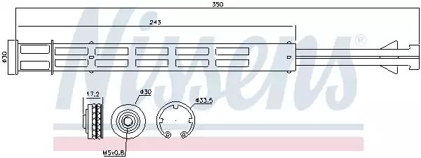 Осушитель, кондиционер 95358 VW MERCEDESBENZ Осушитель, кондиционер 95358 VW MERCEDESBENZ