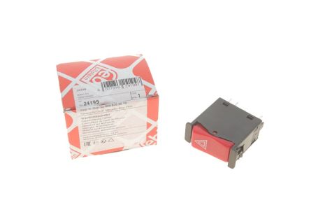 Кнопка аварійної сигналізації DB W201, W123, W126, FEBI BILSTEIN (24199) Кнопка аварійної сигналізації DB W201, W123, W126, FEBI BILSTEIN (24199)