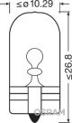 Лампа WY5W; WY5W 12V 5W W2,1X9,5D помаранчева 2шт Лампа WY5W; WY5W 12V 5W W2,1X9,5D помаранчева 2шт