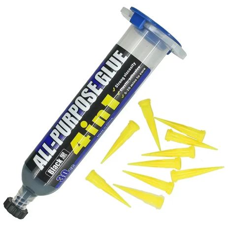 Клей полиуретановый Mechanic G7, черный, 30ml, в шприце, быстросохнущий