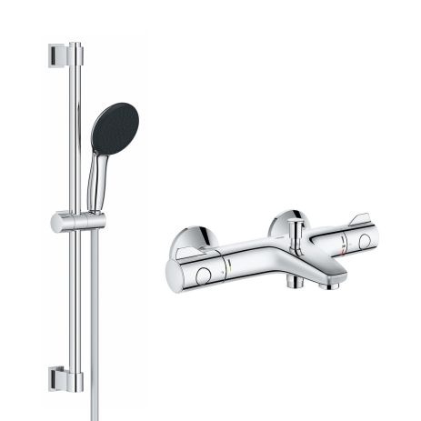 Ванная смеситель Grohe Grohtherm 800 34567000 с душ гарнитуром 27853001 (34567001)