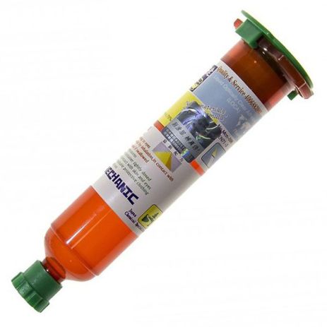 Клей ультрафиолетовый LOCA Mechanic TP-2500 для ремонта дисплеев / в шприце 30G