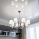 Люстра для фойє Splendid Ray цоколь ламп 8 шт колір Хром 30429415 Люстра для фойє Splendid Ray цоколь ламп 8 шт колір Хром 30429415
