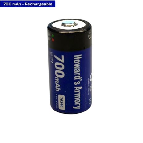 Літієва акумуляторна батарея CR123A/16340 700mAh з роз'ємом TYPE-C 3.7V Lithium