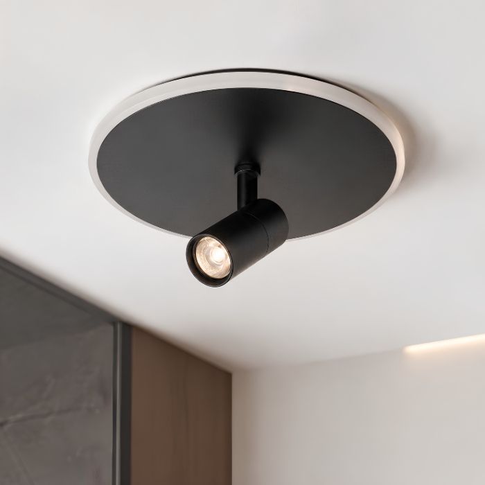 Современный спот Sirius PRD-C 0369-1 37W черного цвета Современный спот Sirius PRD-C 0369-1 37W черного цвета