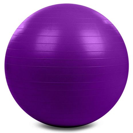 Мяч фитбол для фитнеса и ЛФК Sport Lux Satin фиолетовый сатин 75 см