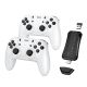 Набір відеоігор з контролерами HOCO Collection game box+two wireless gamepads set GA31 |2.4G, HDTV| white Набір відеоігор з контролерами HOCO Collection game box+two wireless gamepads set GA31 |2.4G, HDTV| white
